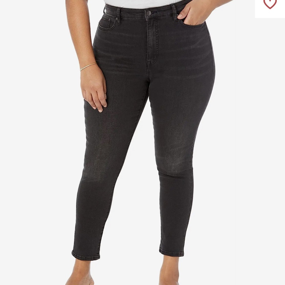 LAUREN RALPH LAUREN Superstretch High-Rise Skinny Ankle Jeans.